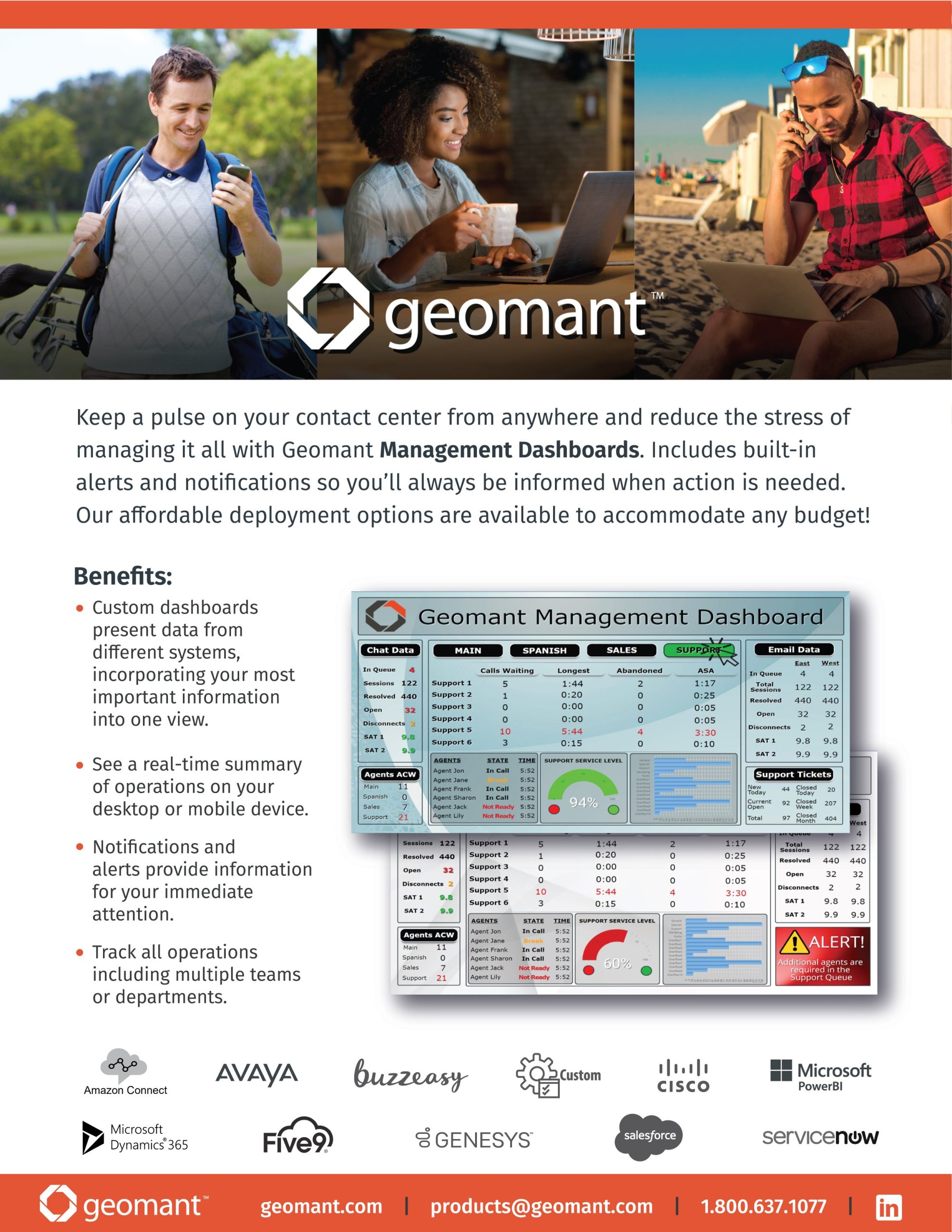 Geomant Management Dashboard Flyer - Image